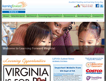 Tablet Screenshot of learningforwardvirginia.org
